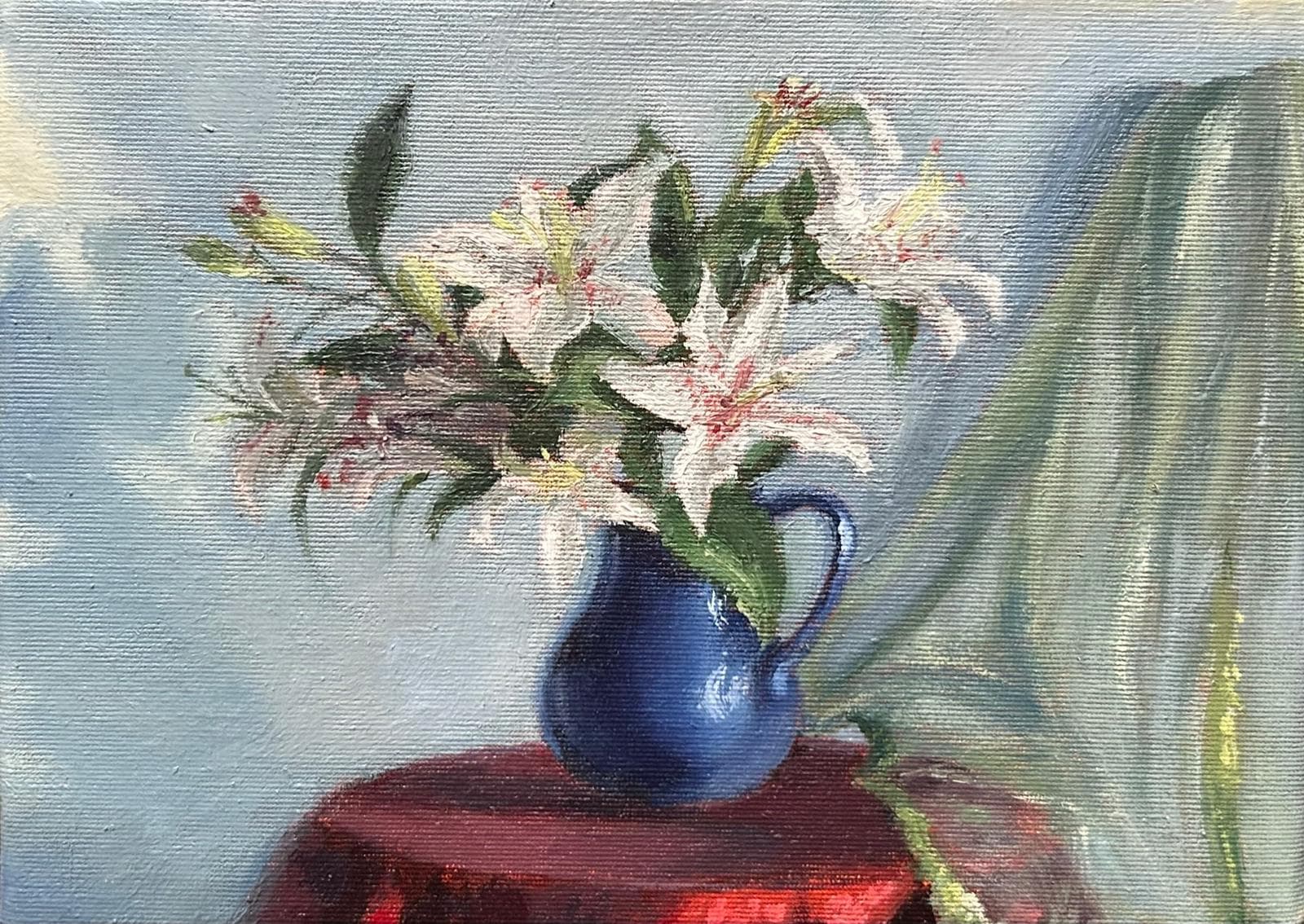 Lilies in Blue