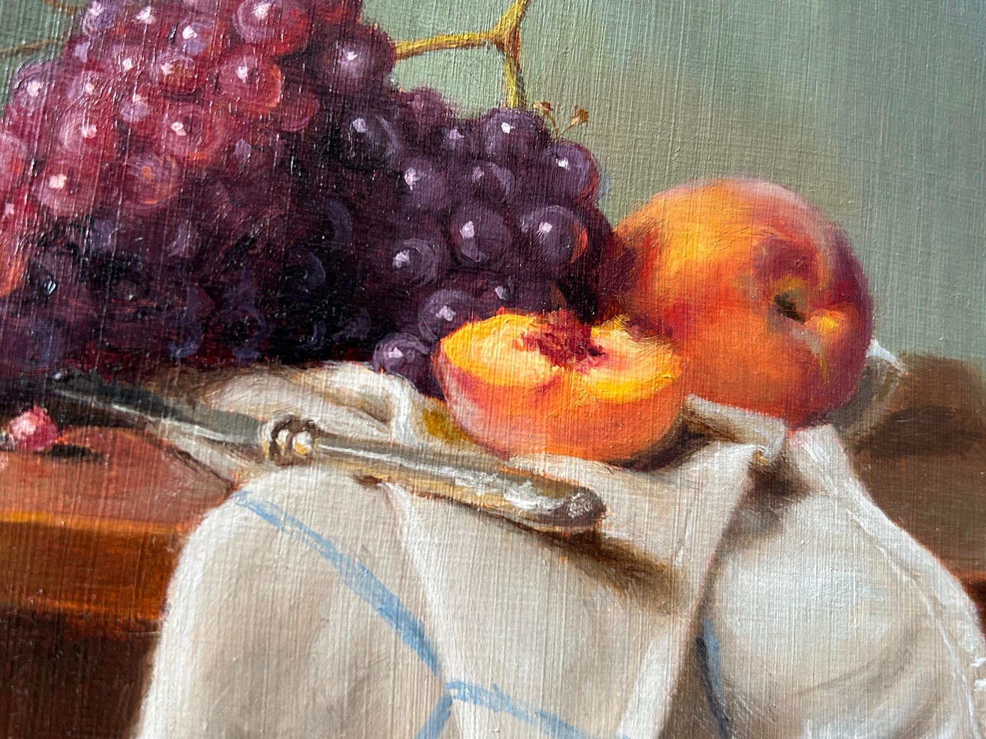 Grapes and Peaches - Görsel 2