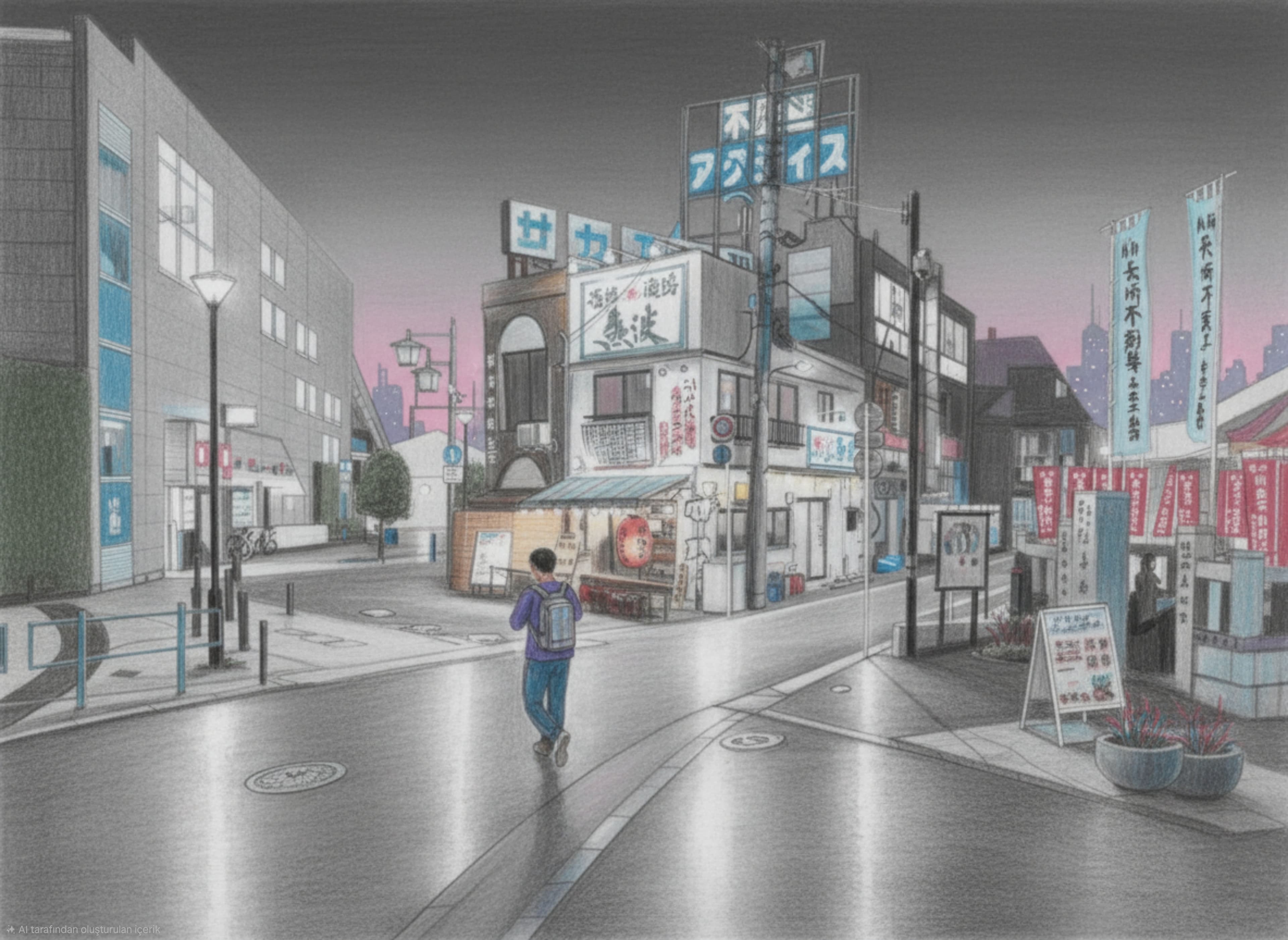 Tokyo'da Gün Biterken