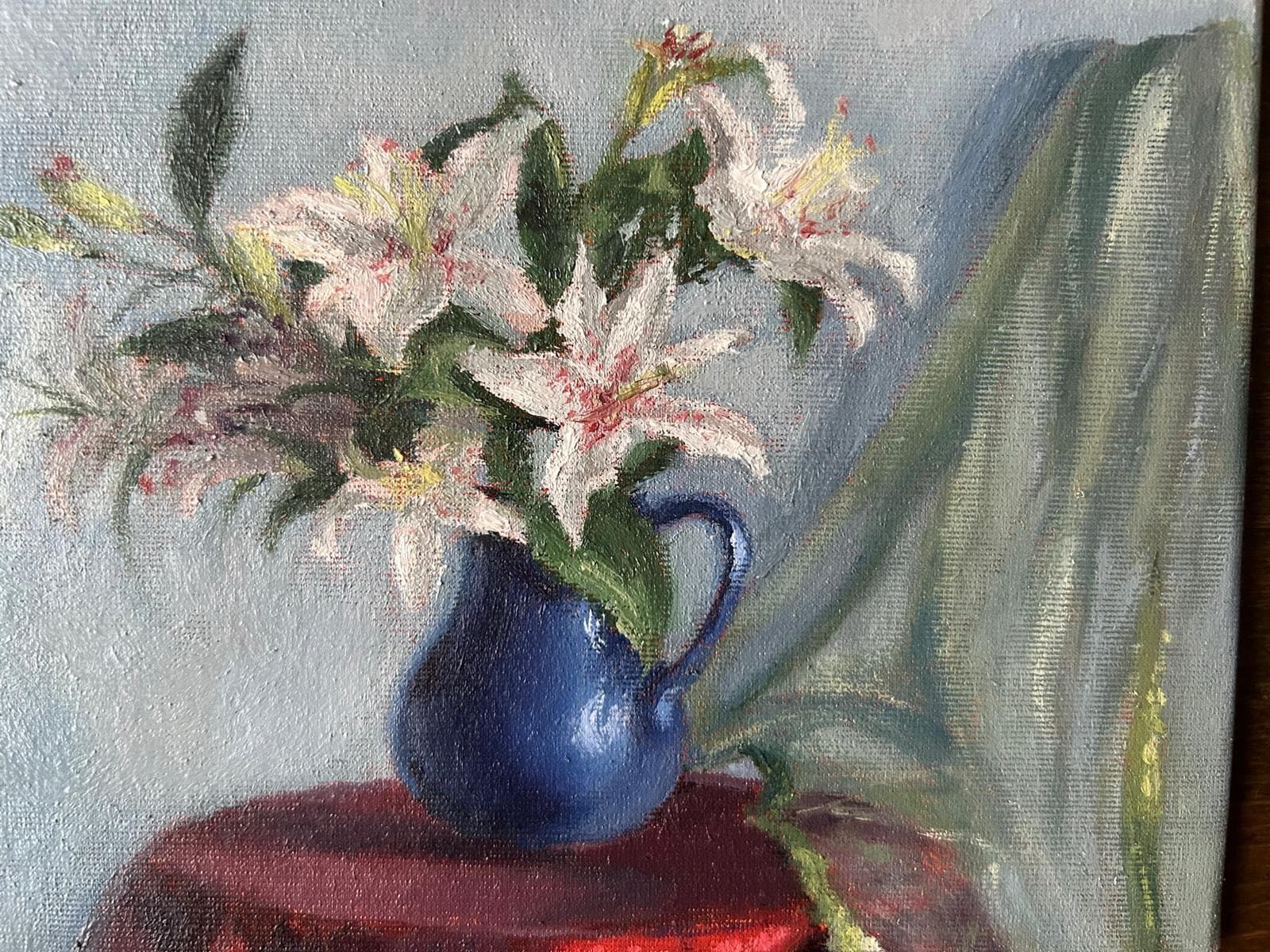 Lilies in Blue - Görsel 2