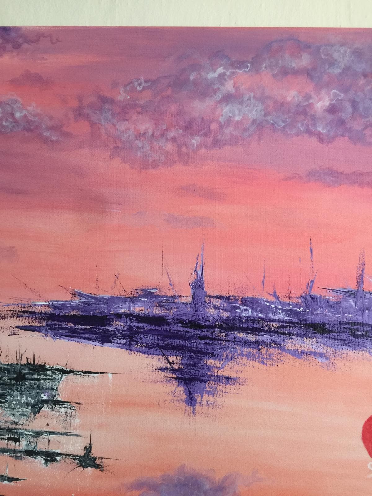 Kırmızı balonlu kız - Görsel 1