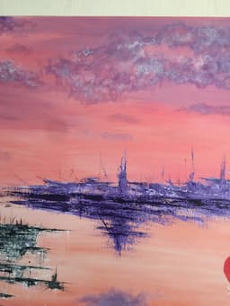 Kırmızı balonlu kız - Görsel 1