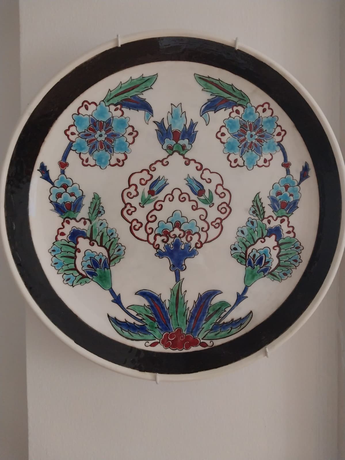 Çini Dekoratif Tabak - Görsel 1