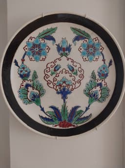 Çini Dekoratif Tabak - Görsel 1