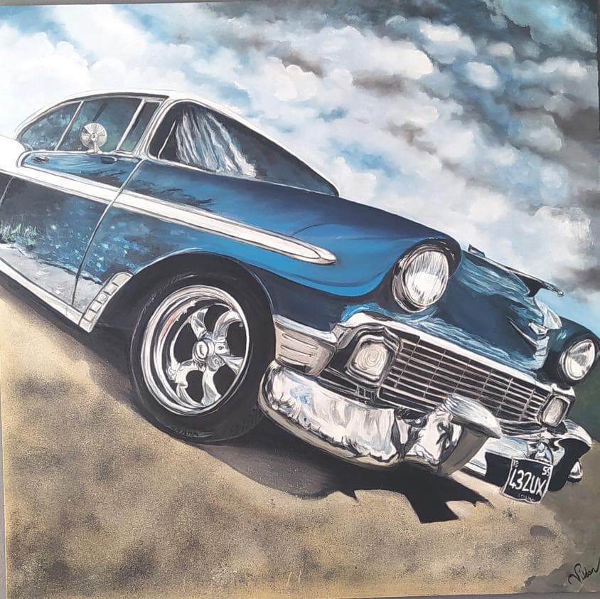 Mavi Chevrolet - Görsel 1