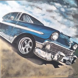 Mavi Chevrolet - Görsel 1