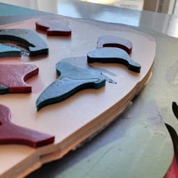 Joker 3D layered portrait - Görsel 3