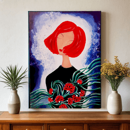 Kirmizi Resim (Çinilerin dansı serisi) - Görsel 1