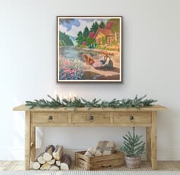 GÜL SEPETLİ KIZ VE KÖPEĞİ - Görsel 2