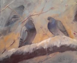 Ağaçta Güvercinler - Görsel 1