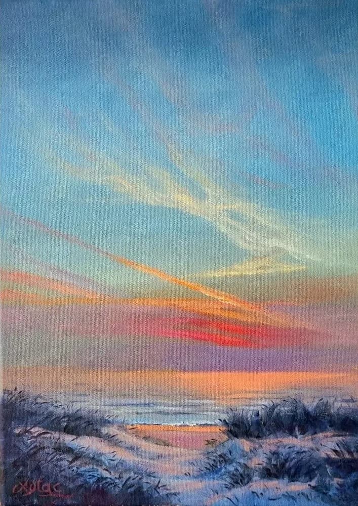 Beach Sunset - Görsel 1