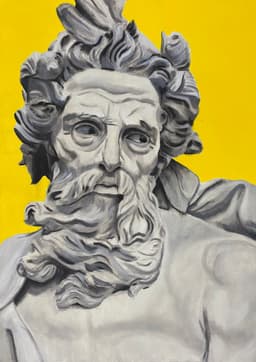 Zeus / Oil on canvas / 2022 / 50x70cm - Görsel 1