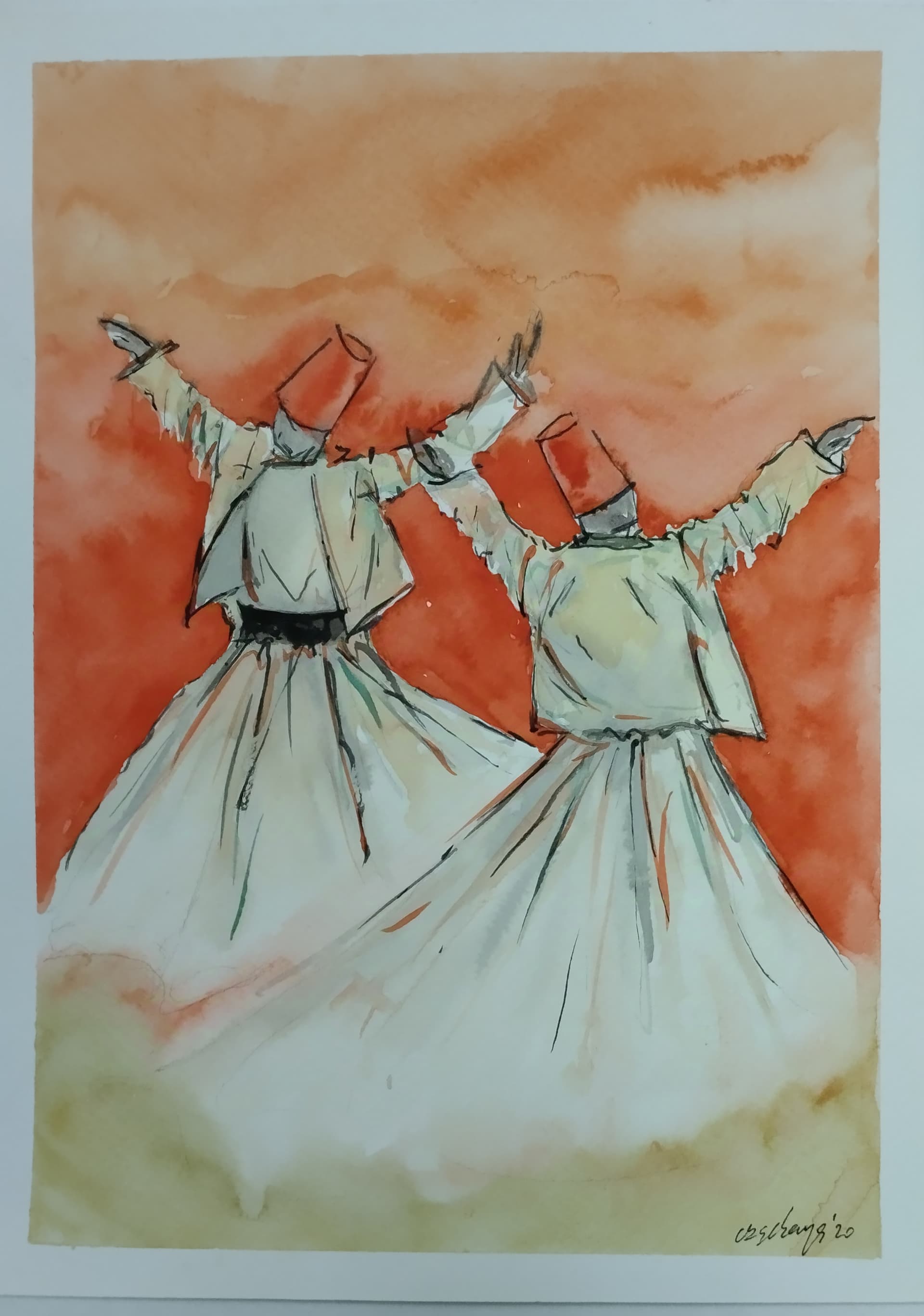 İki Semazen - Görsel 1