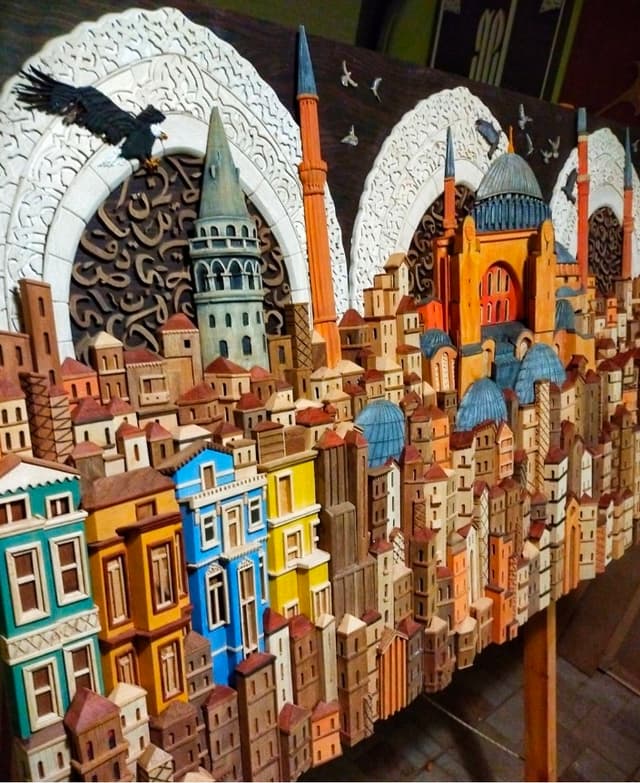 3d ahşap el yapımı /Kadim İstanbul 