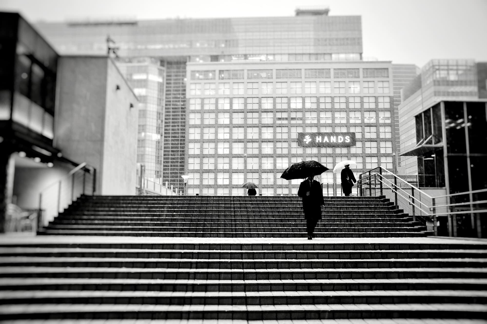 Snowing in Tokyo