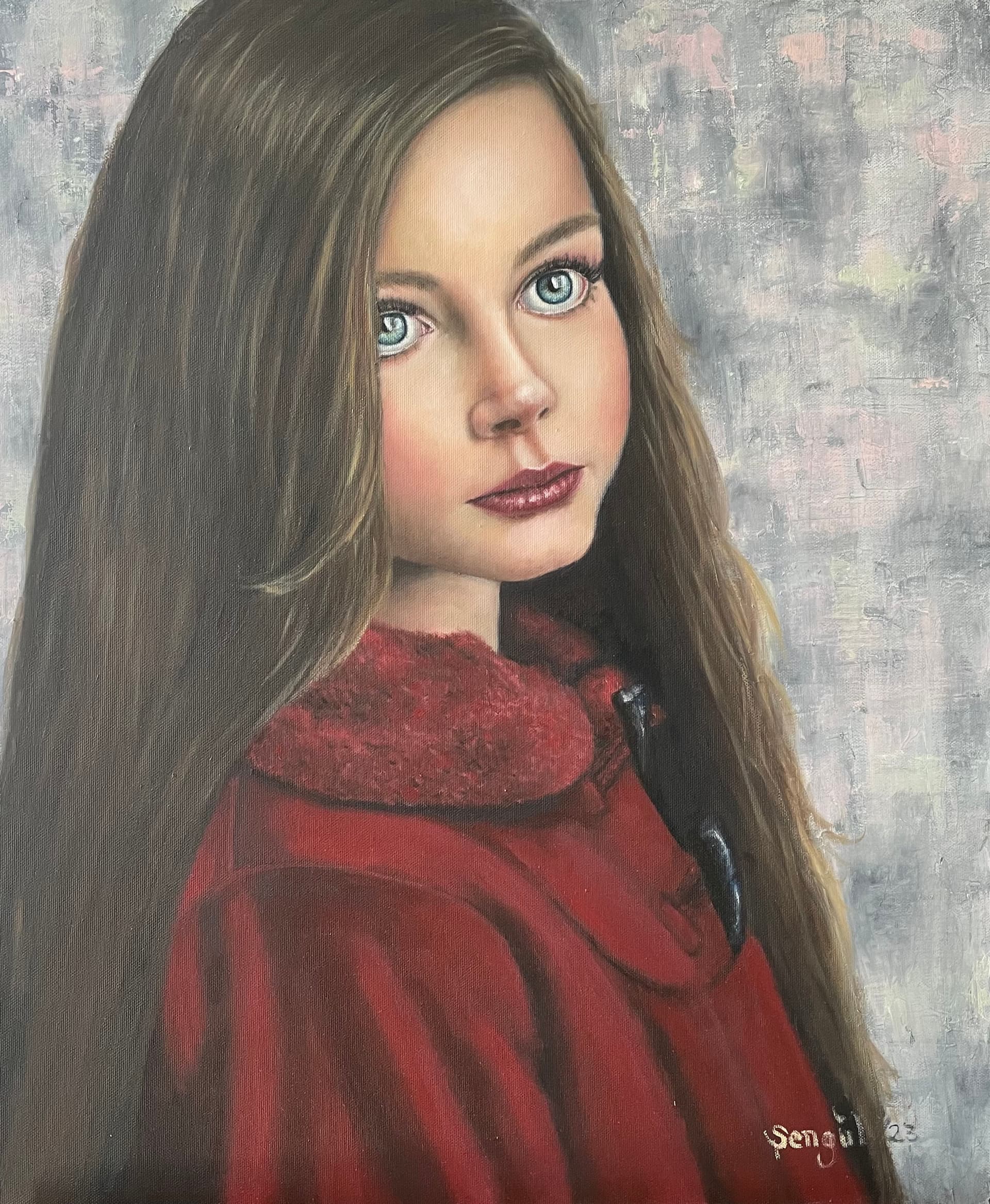 Kırmızı mantolu kız - Görsel 1