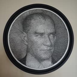 GAZİ MUSTAFA KEMAL ATATÜRK PORTRE - Görsel 1