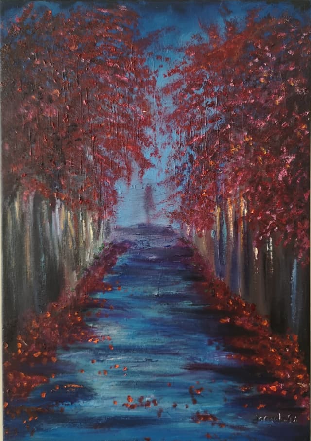 Yağmurlu bir gün ...Yağlı boya 35x50