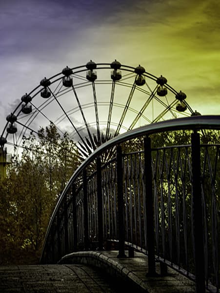 Parkta Gün Batımı - Görsel 1