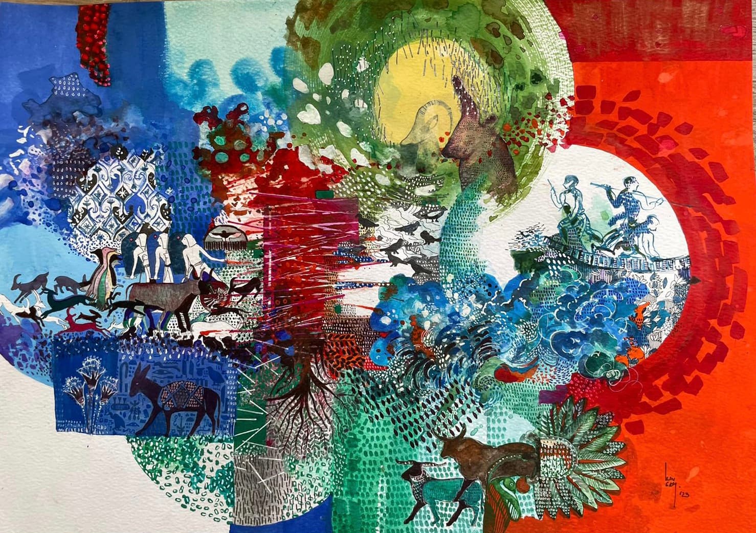 Mosesin A3 / Exodus-Crossing The Red Sea