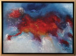 Soyut... Yağlı boya 70x50 - Görsel 1