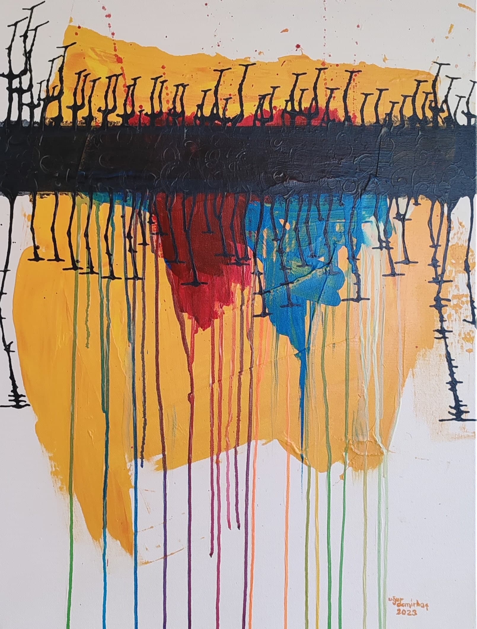 tel örgünün arkası - Görsel 1