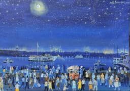 Mavi gece - Görsel 1