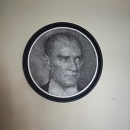 GAZİ MUSTAFA KEMAL ATATÜRK PORTRE - Görsel 5