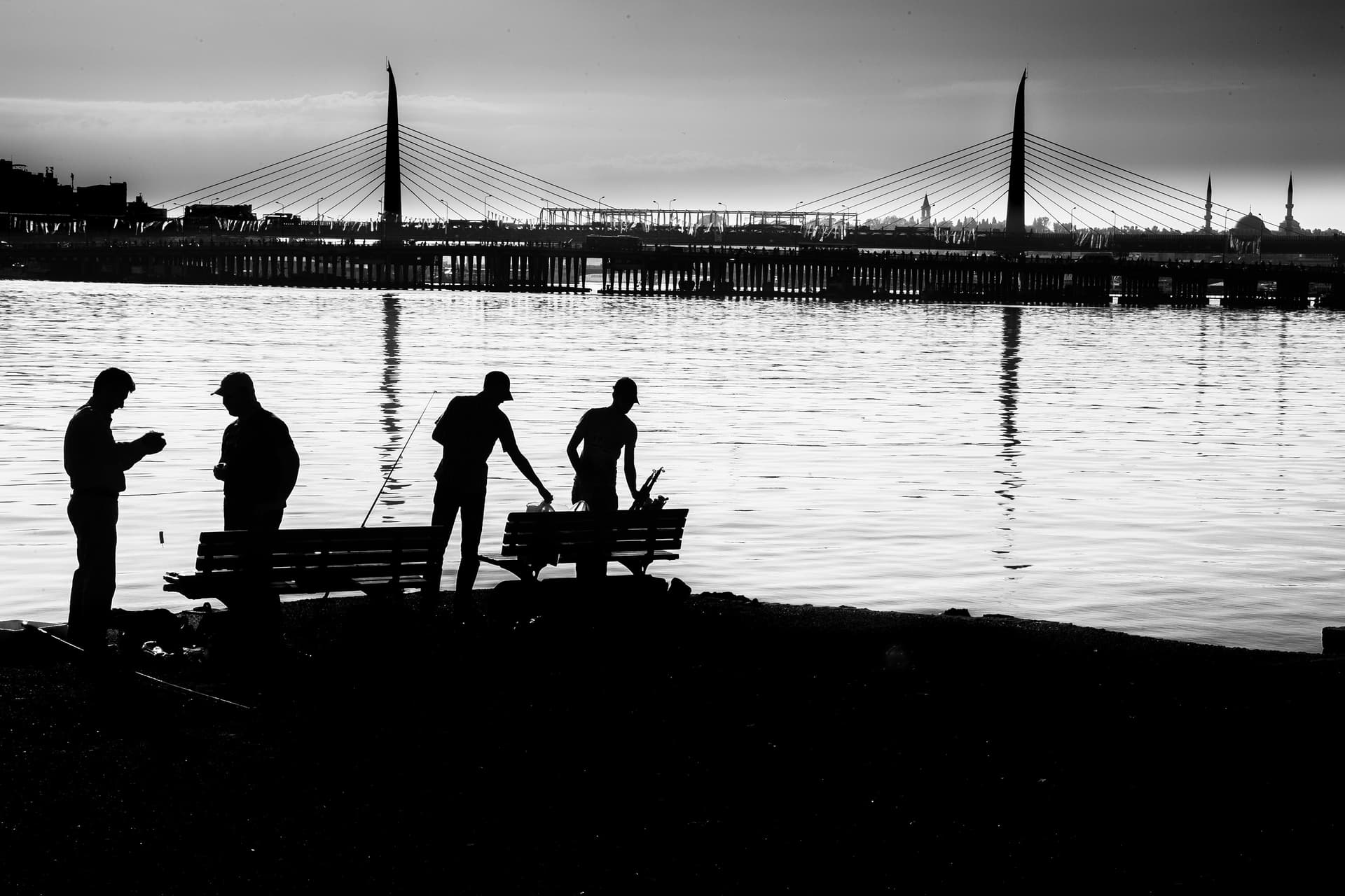 Haliçte Balıkçılar - Görsel 1