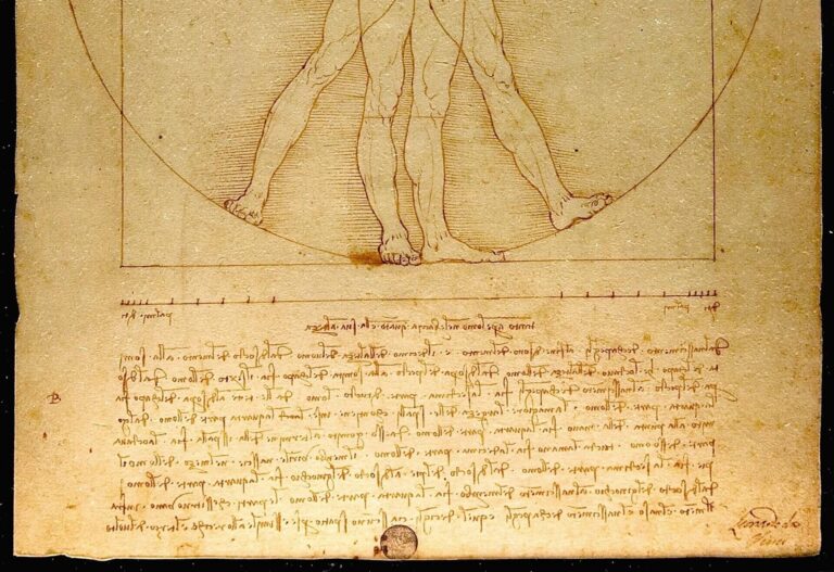Vitruvius Adamı: Rönesansın Kusursuz Oran Arayışı ve İnsan Bedeninin Geometrisi Vitruvius Adamı: Rönesansın Kusursuz Oran Arayışı ve İnsan Bedeninin Geometrisi